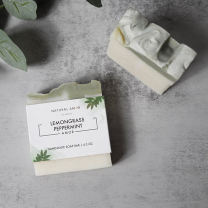 Lemongrass Peppermint Soap Bar - My American Goods