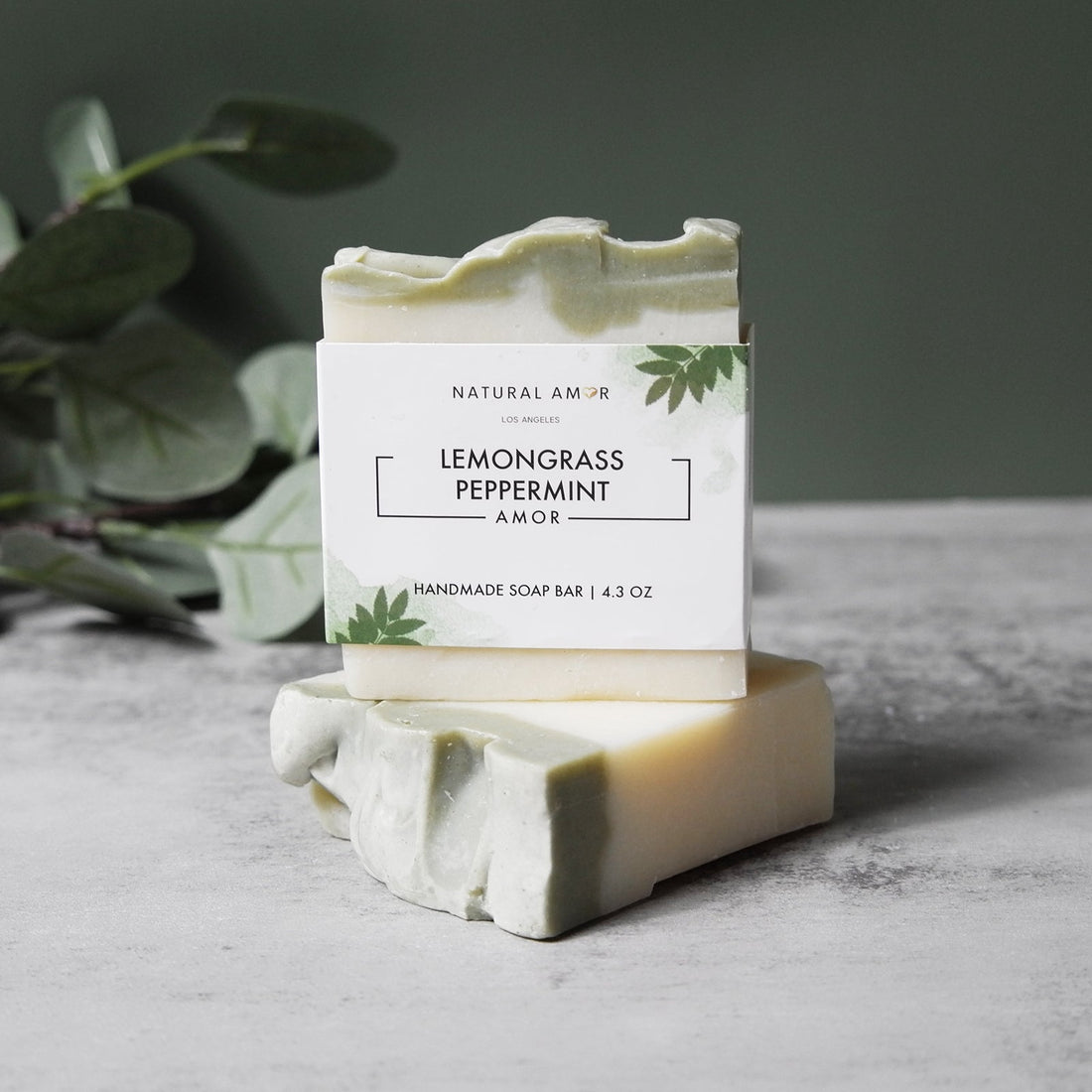 Lemongrass Peppermint Soap Bar - My American Goods