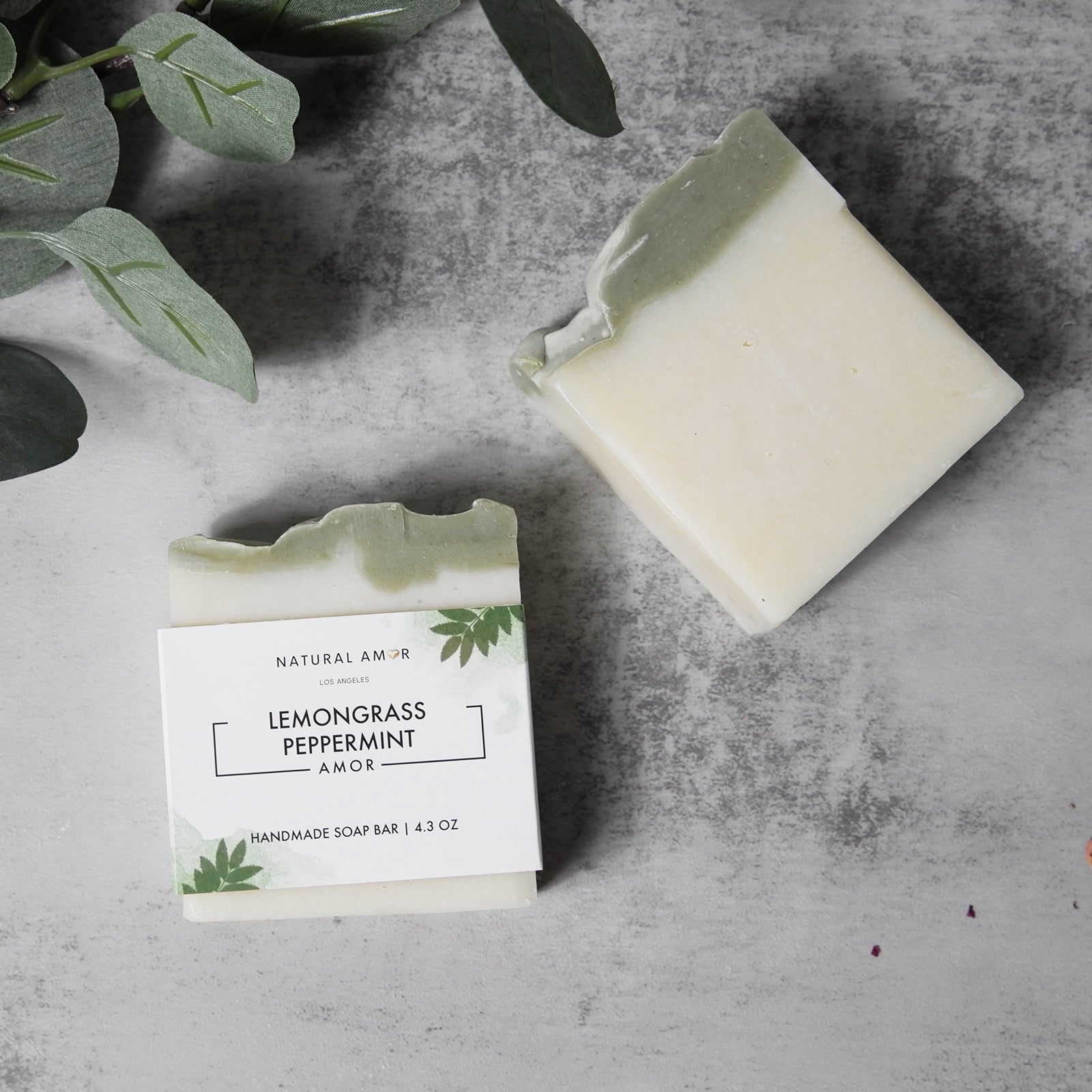 Lemongrass Peppermint Soap Bar - My American Goods