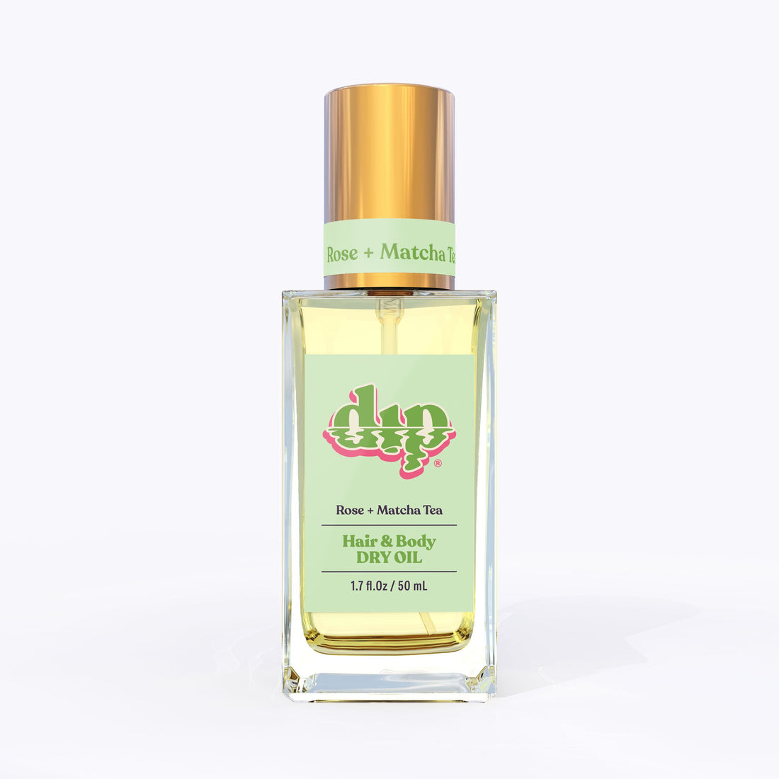Dip Hair &amp; Body Dry Oil - Rose &amp; Matcha Tea