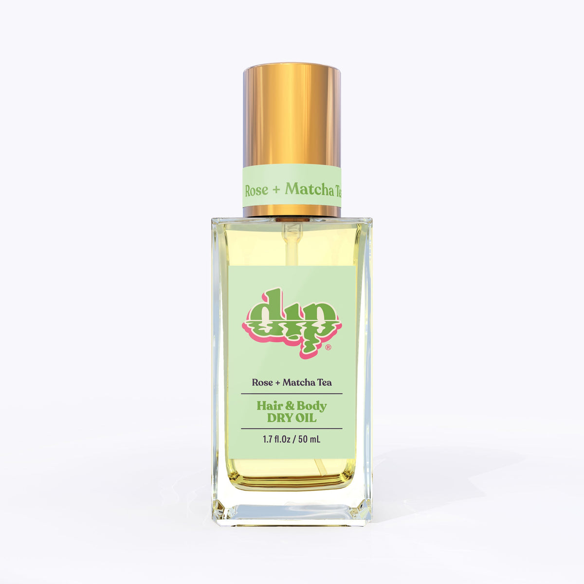 Dip Hair &amp; Body Dry Oil - Rose &amp; Matcha Tea