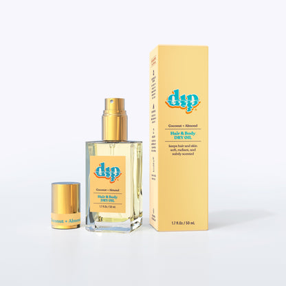 Dip Hair &amp; Body Dry Oil - Coconut &amp; Almond