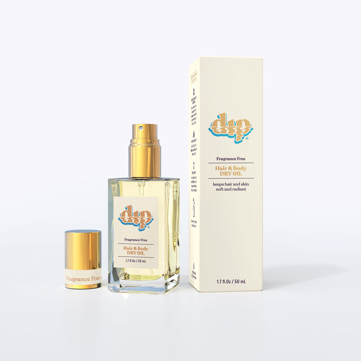 Dip Hair &amp; Body Dry Oil - Fragrance Free