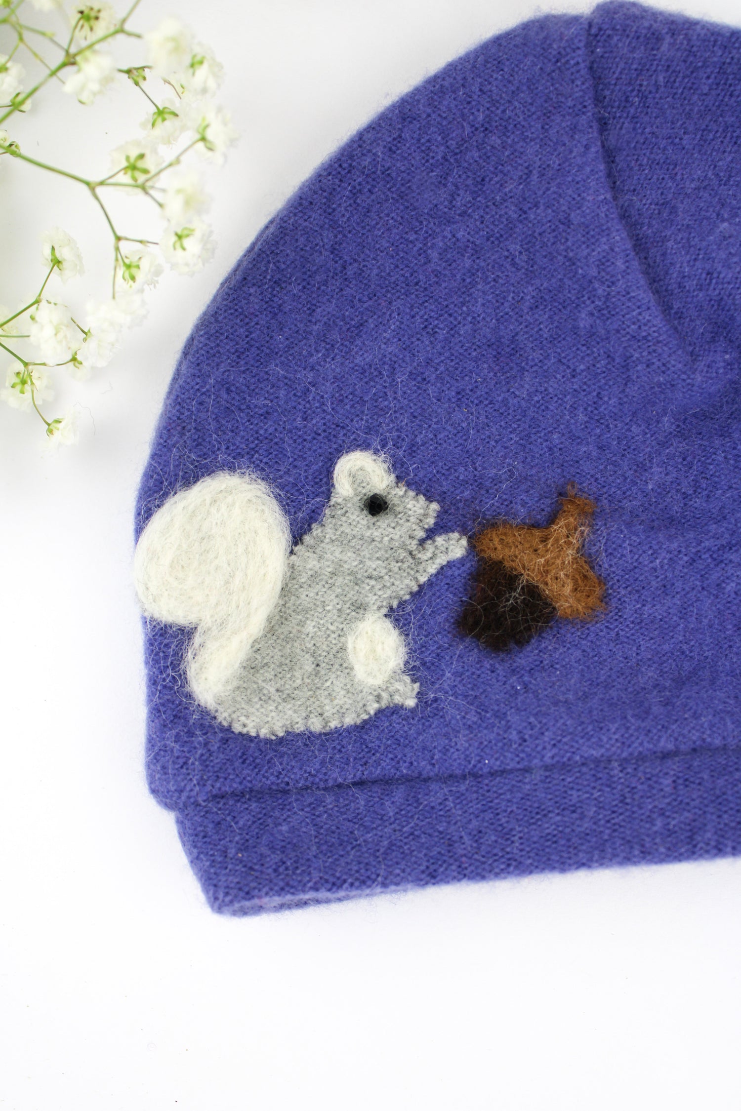 Squirrel Cashmere Hat - Baby - My American Goods