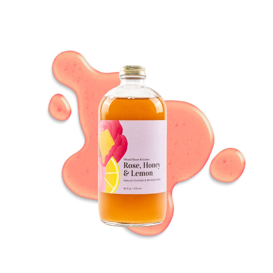 Rose, Honey & Lemon Cocktail-Mocktail Mixer | 16 Oz