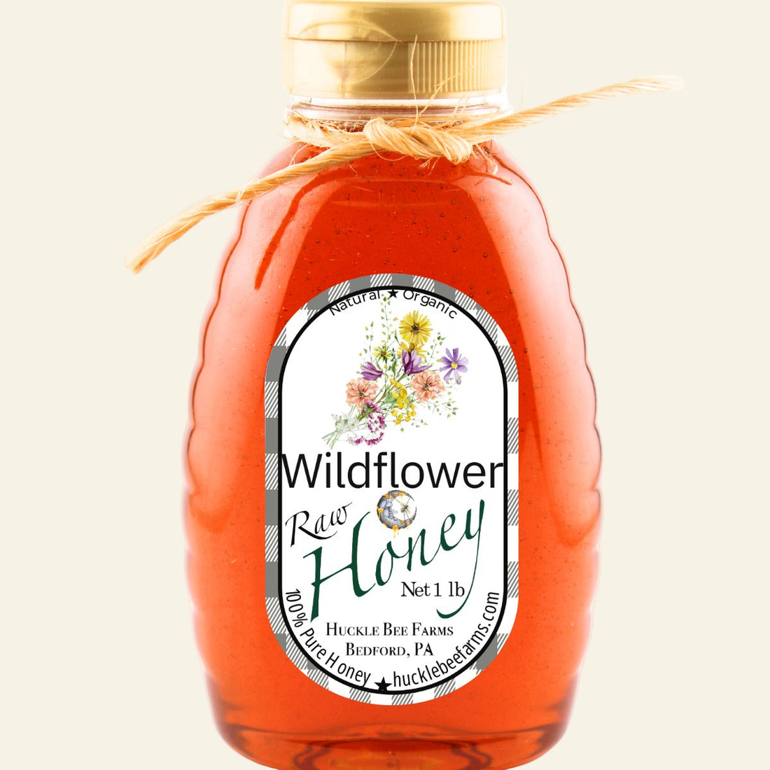 100% Pure Raw Wildflower Honey