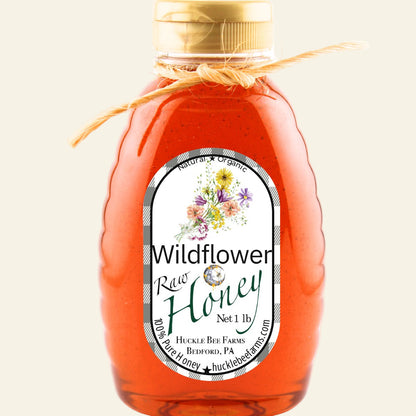 100% Pure Raw Wildflower Honey