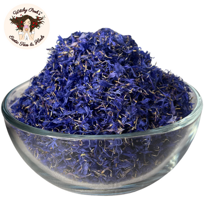 Té de pétalos de aciano de Witchy Pooh - Hojas sueltas, sin cafeína