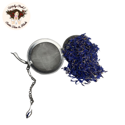 Té de pétalos de aciano de Witchy Pooh - Hojas sueltas, sin cafeína