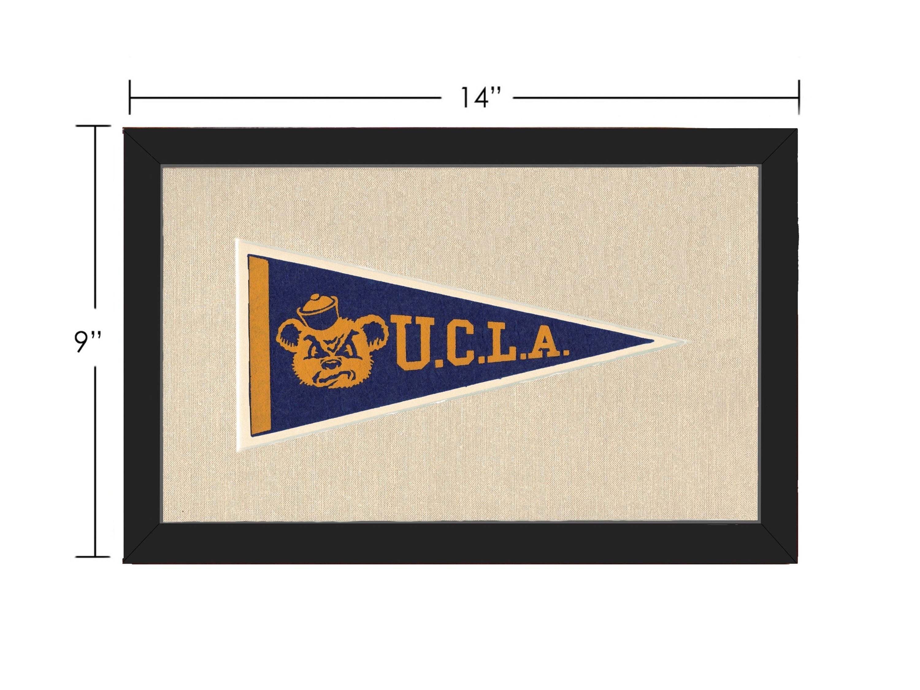 Americana Memories Vintage Pennants and Memorabilia Vintage UCLA Pennant