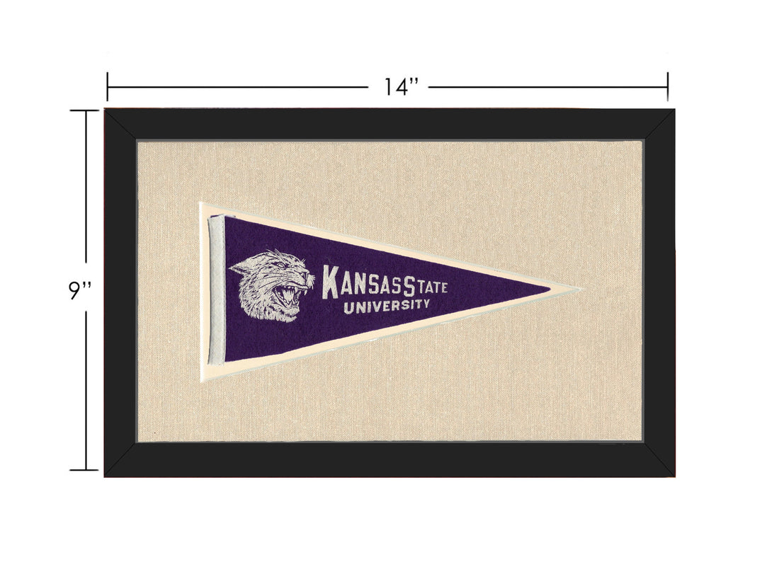Vintage Kansas State University Pennant