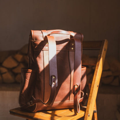 The Local Branch Leather Adventurer Rucksack - USA Made