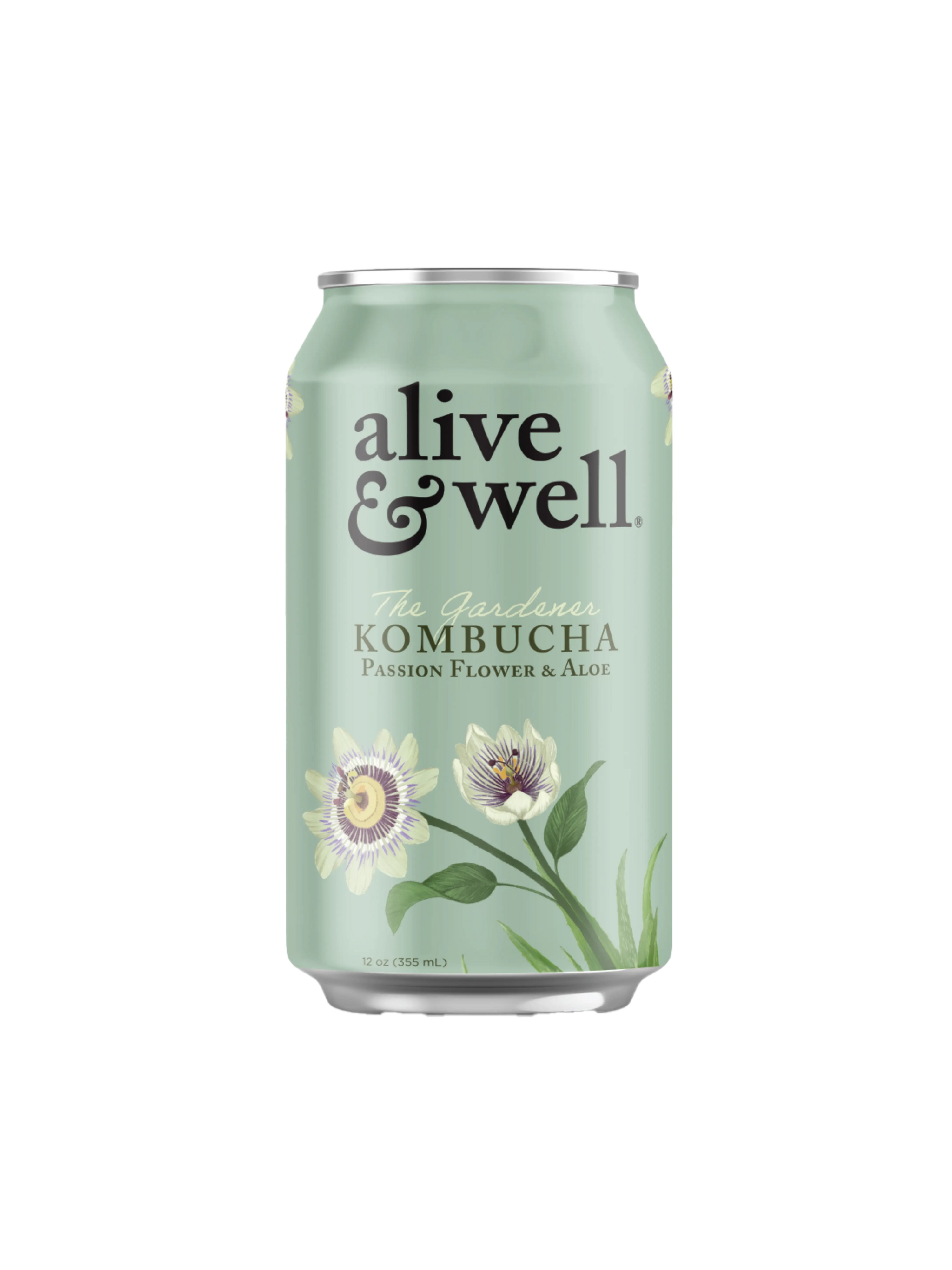 Alive &amp; Well Kombucha Kombucha Passionflower &amp; Aloe Kombucha