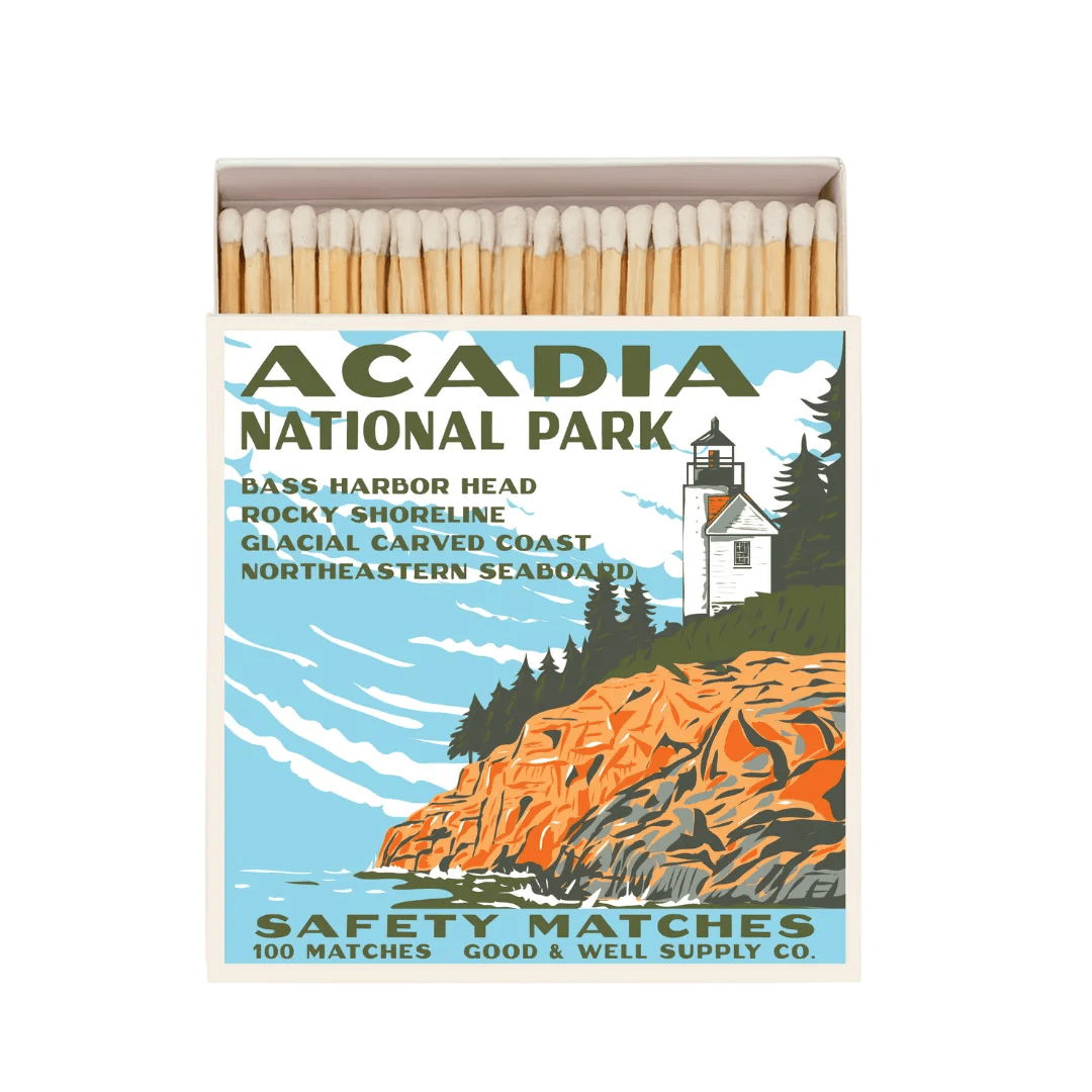 Good &amp; Well Supply Co. Acadia Vintage National Park Cabin Matches