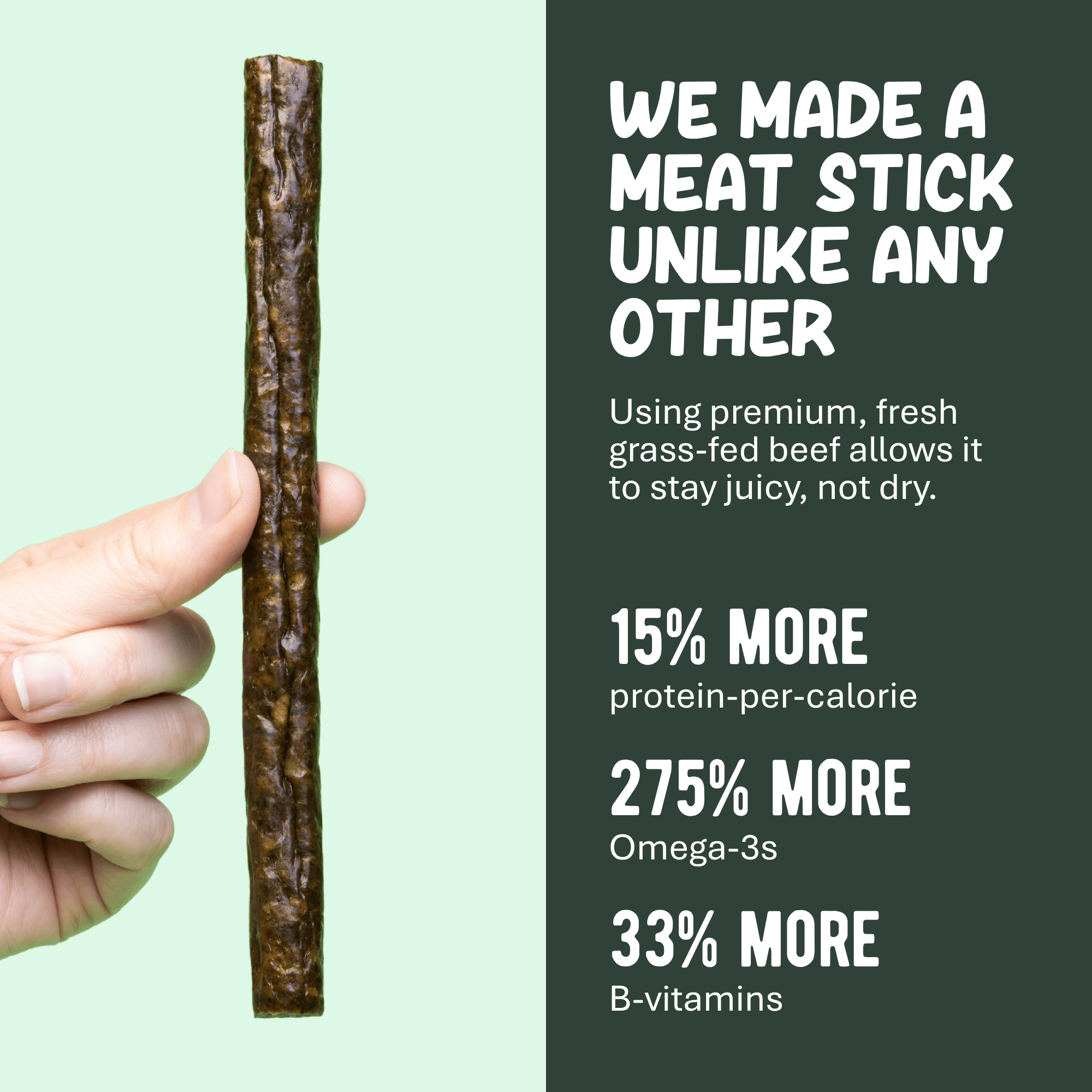 Grazly Chimichurri Beef Meat Sticks