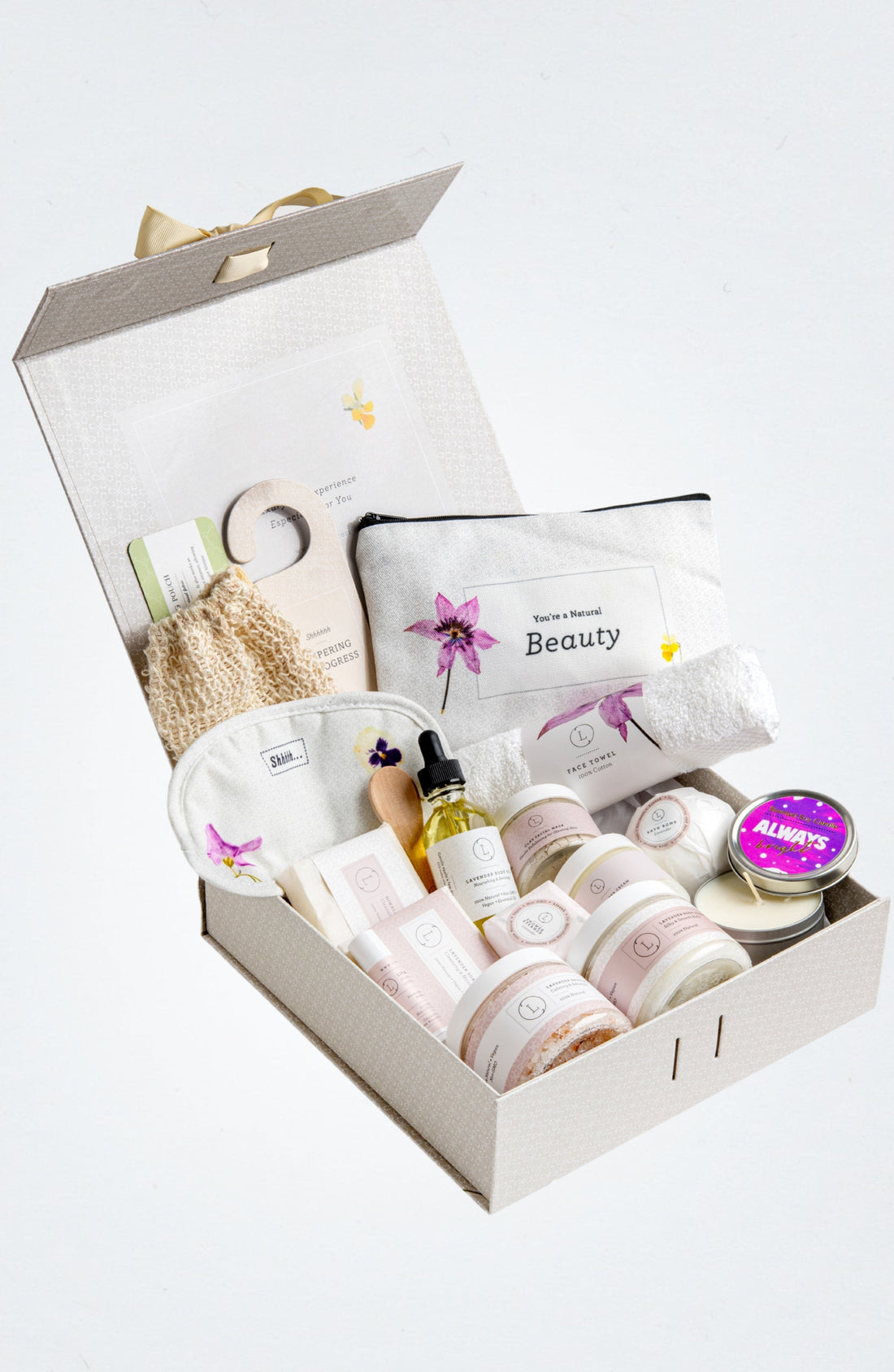 A Special Day Gift, Birthday Gift Basket, Lavender Natural Bath &amp; Body