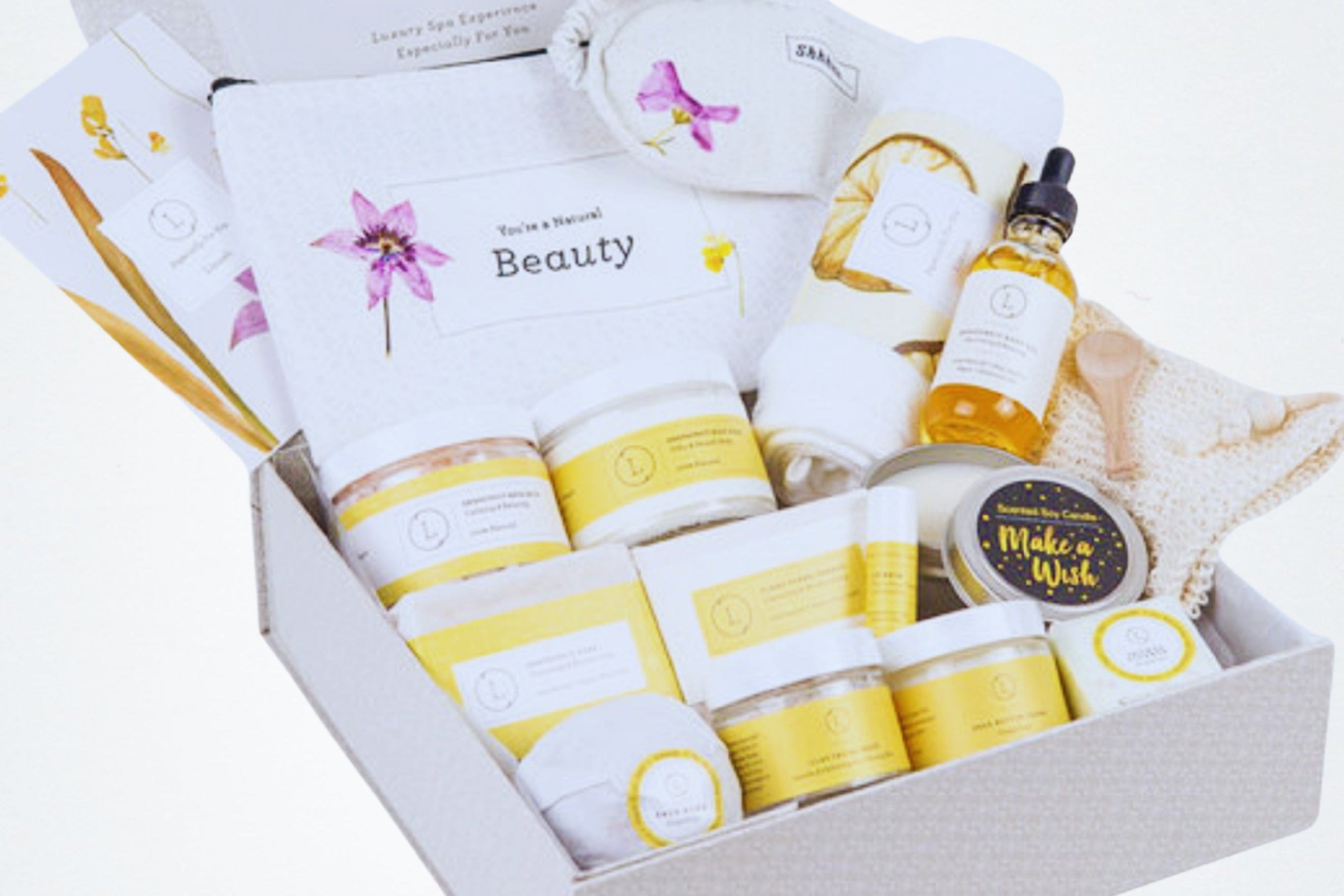Lizush Citrus Gifts Cheer up Citrus Sunshine Gift Basket, Natural Care Package, Recovery Gift, New home gift, Attention Gift