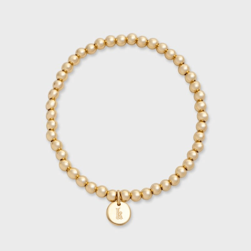 Cuffed by Nano LLC SMALL - 6.5" / k Old English Initial Juno Bracelet