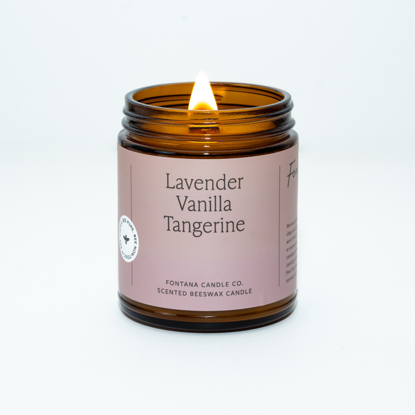 Lavender Vanilla Tangerine Jar Candle - My American Goods