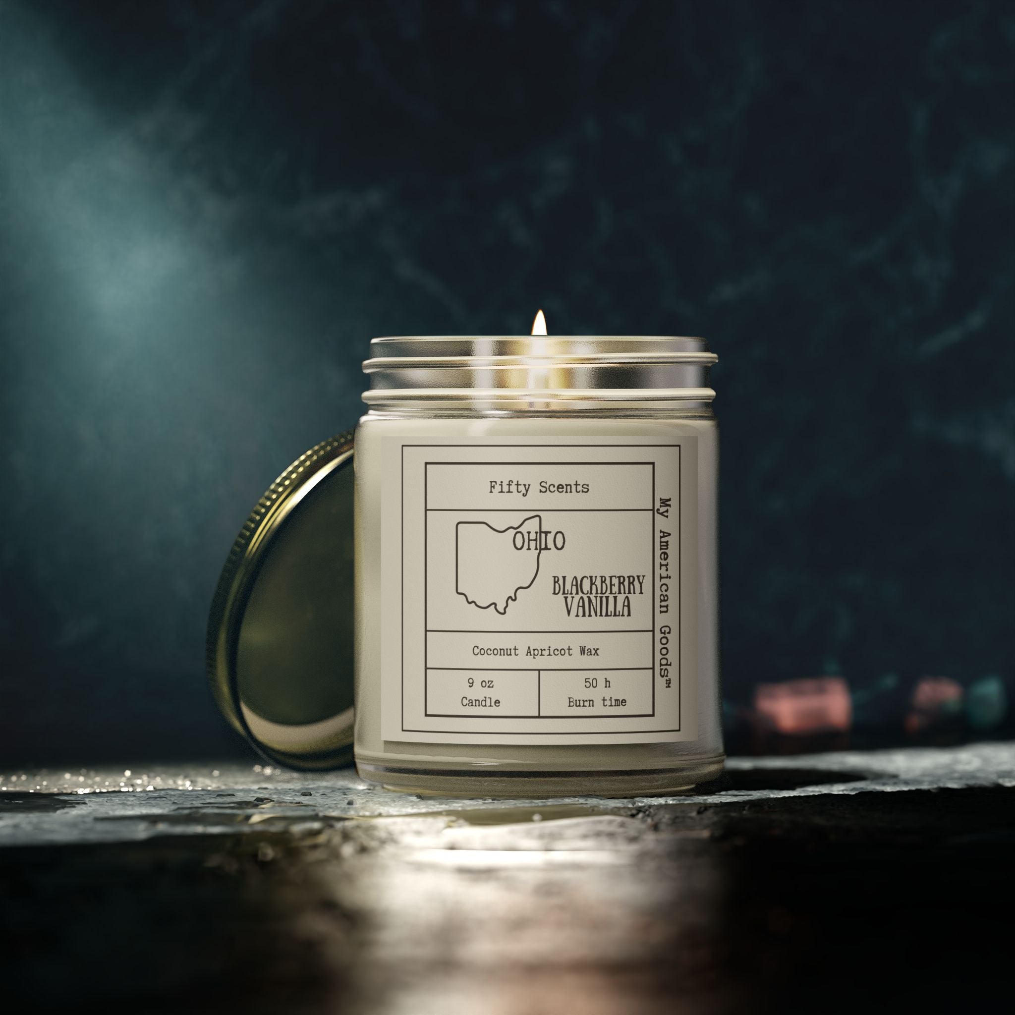 Ohio - Coconut Apricot Wax in Blackberry Vanilla | Eco-Friendly Home Fragrance - My American Goods
