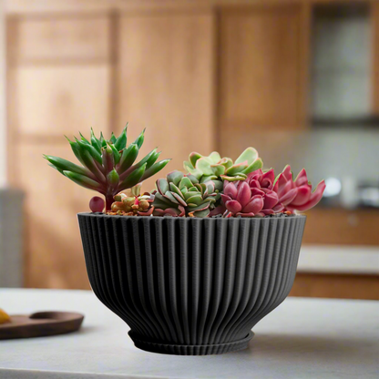 Bonsai Pot with Drainage &amp; Tray - My American Goods