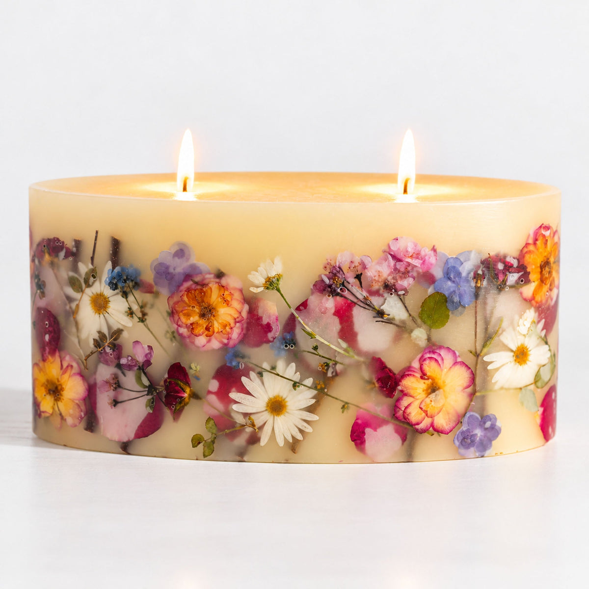 Statement Botanical Candle - Apricot Rose