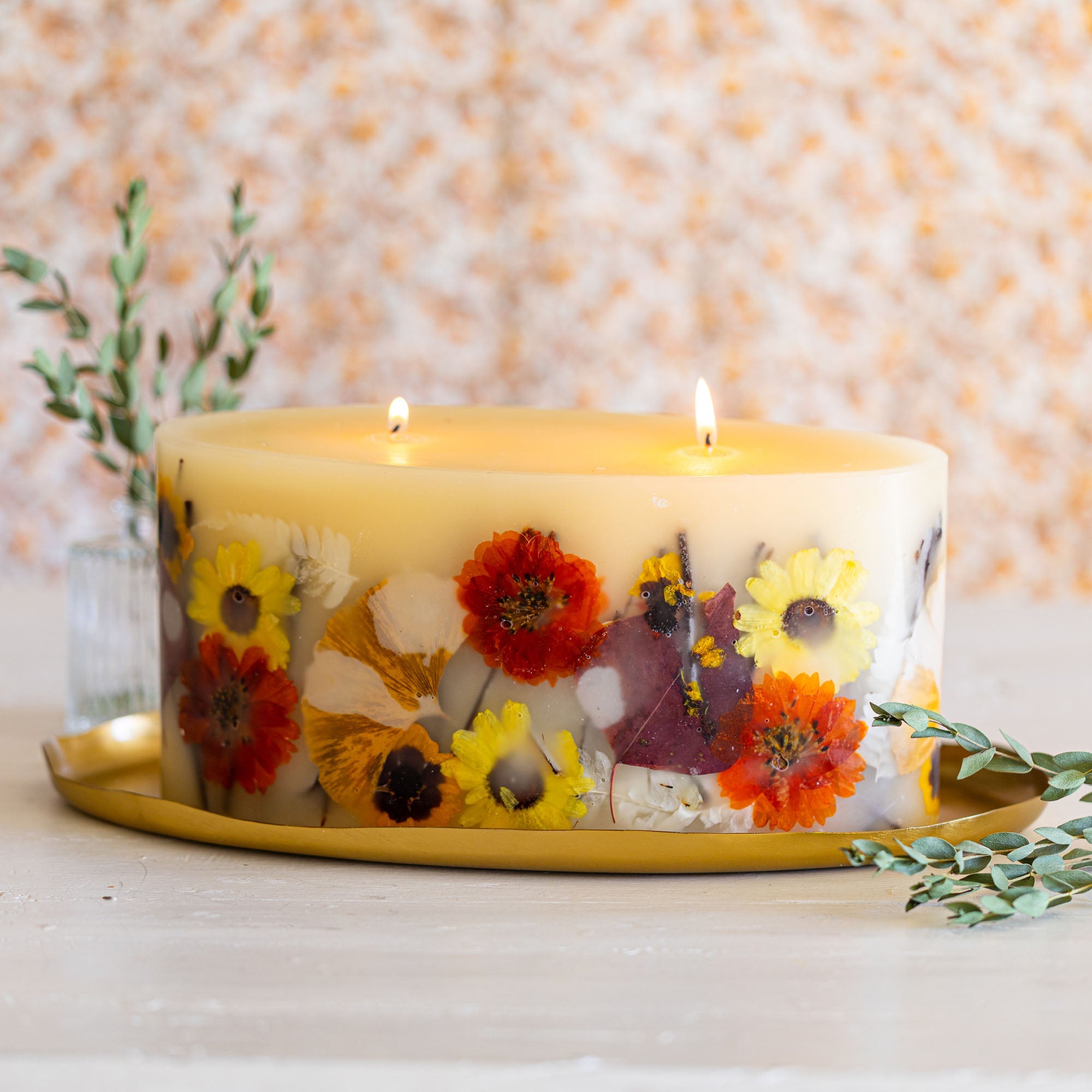 Statement Botanical Candle - Honey Tobacco