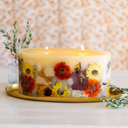 Statement Botanical Candle - Honey Tobacco