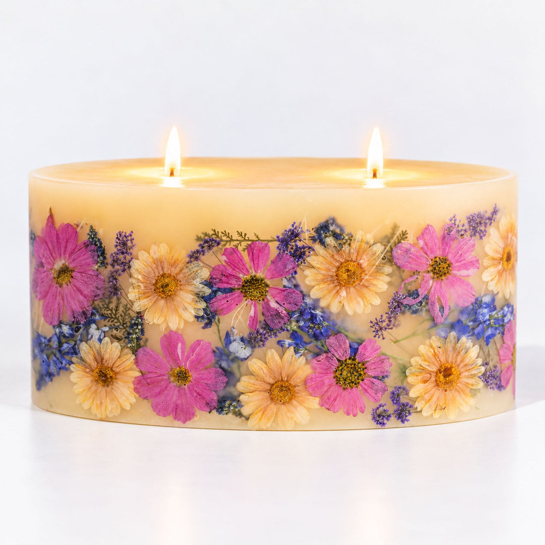 Statement Botanical Candle - Roman Lavender