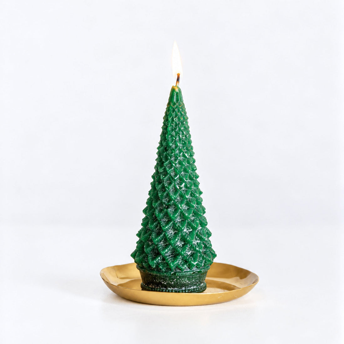 Accent Sculpted Tree Candle - Forest