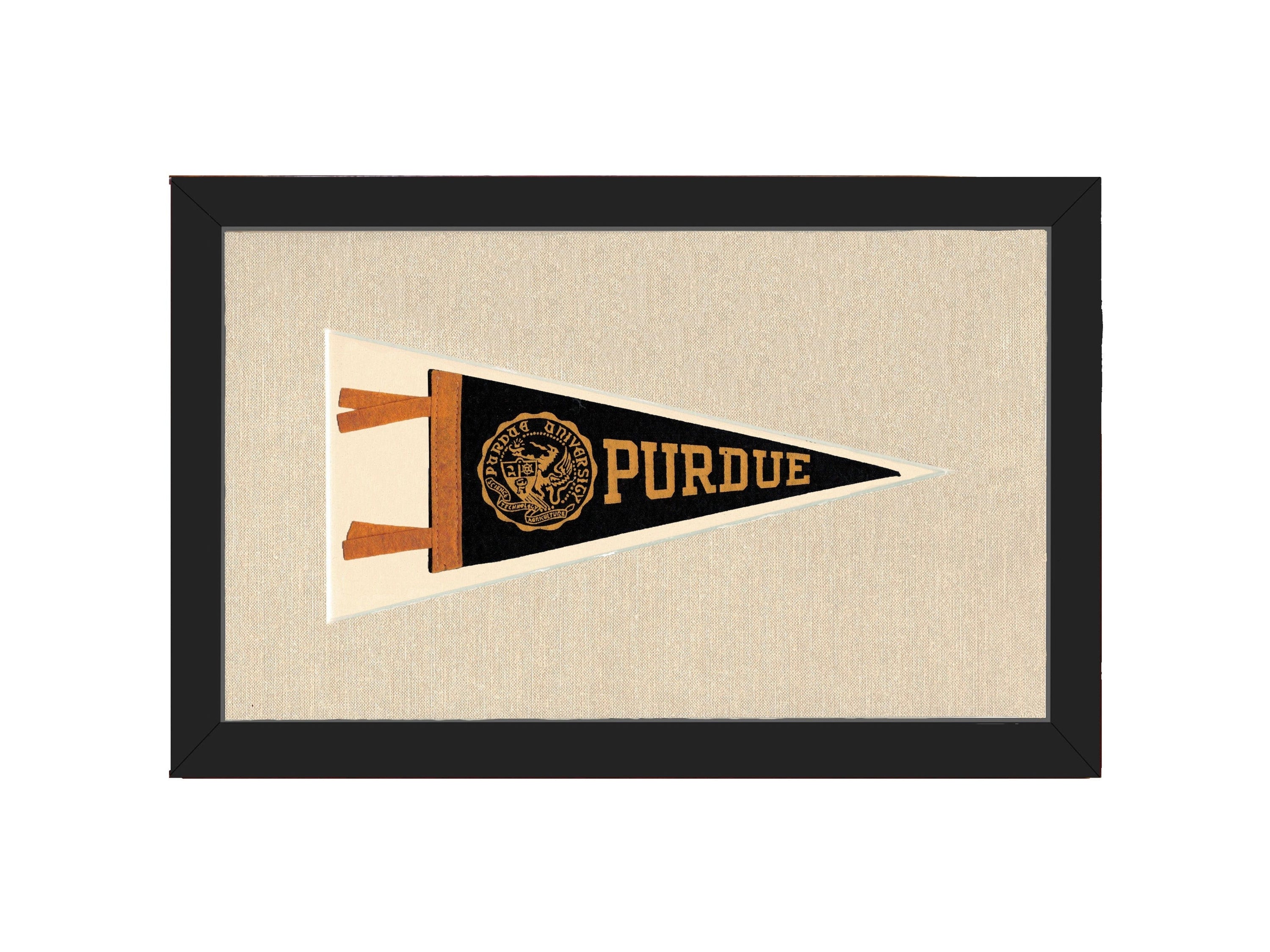 Americana Memories Vintage Pennants and Memorabilia Vintage Purdue Pennant