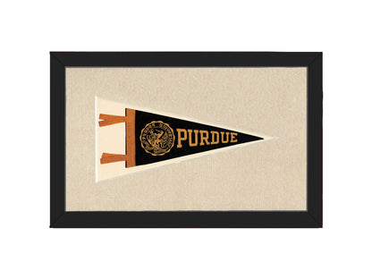 Americana Memories Vintage Pennants and Memorabilia Vintage Purdue Pennant