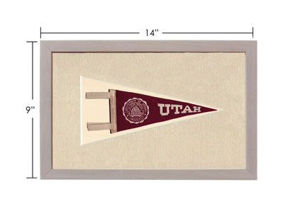 Vintage University of Utah Pennant