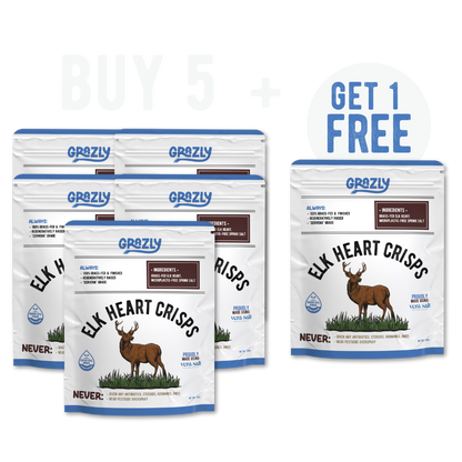 Elk Heart Crisps - 100% Grass-Fed/Finished - My American Goods