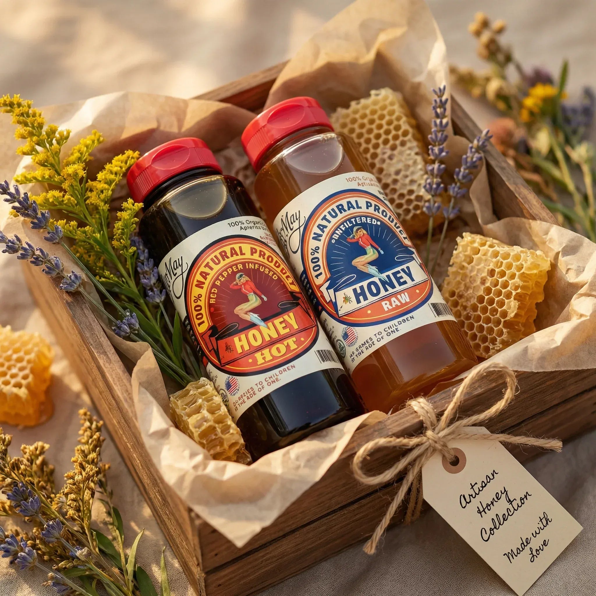The Lady May Honey Gift Sets Sweet Heat Honey Duo