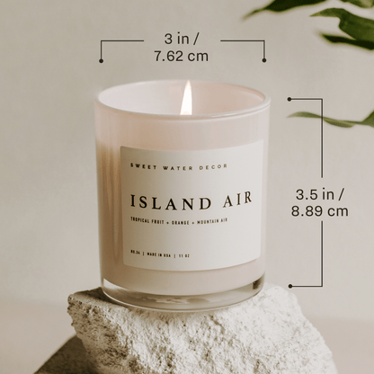 Sweet Water Decor Candles Best Mom Ever! Soy Candle - White Jar - 11 oz (Spa Day)