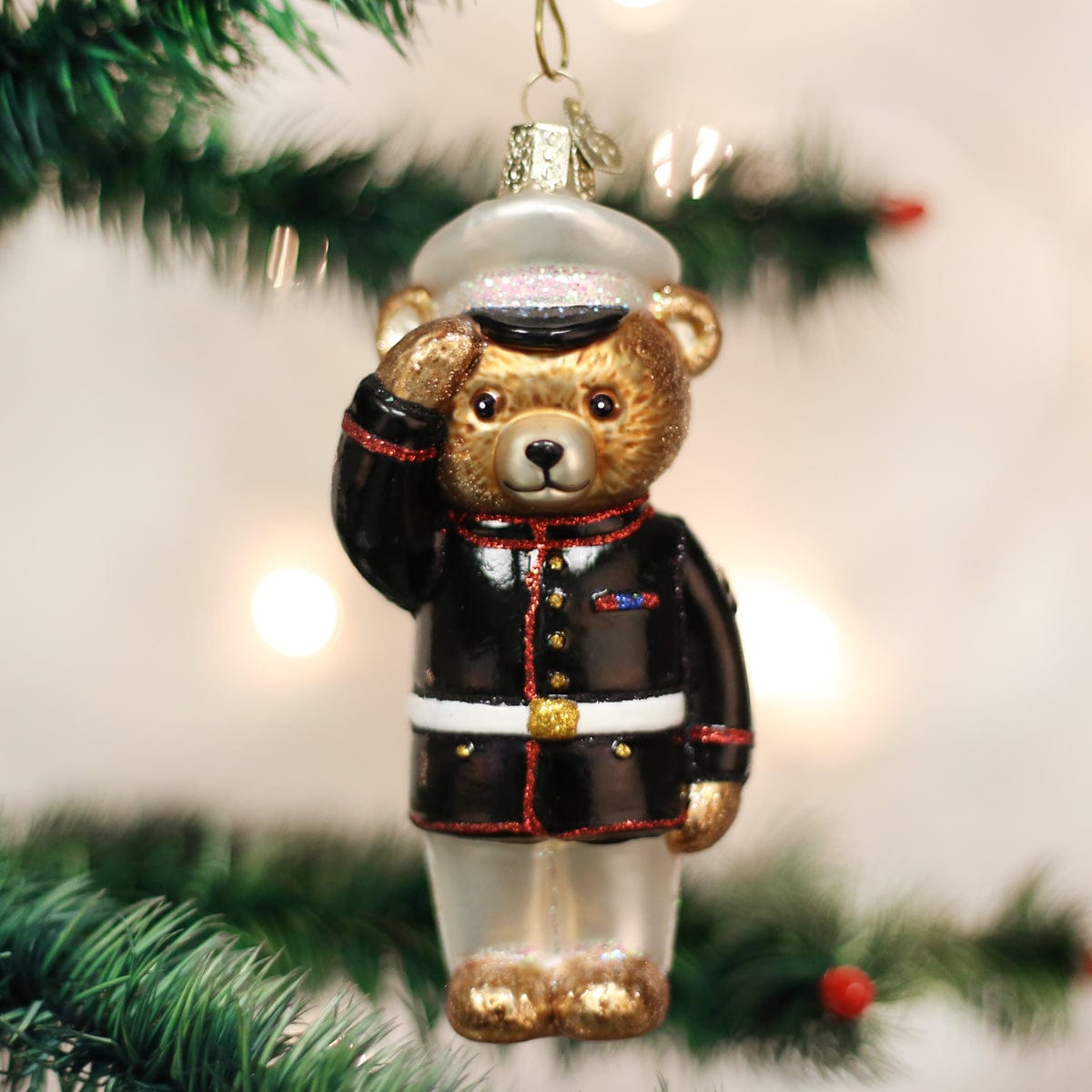 Old World Christmas 5 X 2.5 X 1.75 / 12403 Marine Bear Ornament