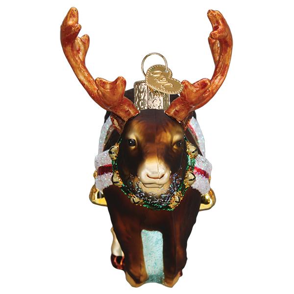 Old World Christmas 2 X 4 X 4.5 / 12573 Reindeer Ornament