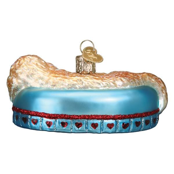 Old World Christmas 1.75 X 2.75 X 4.25 / 12596 Sleepy Doodle Dog Ornament