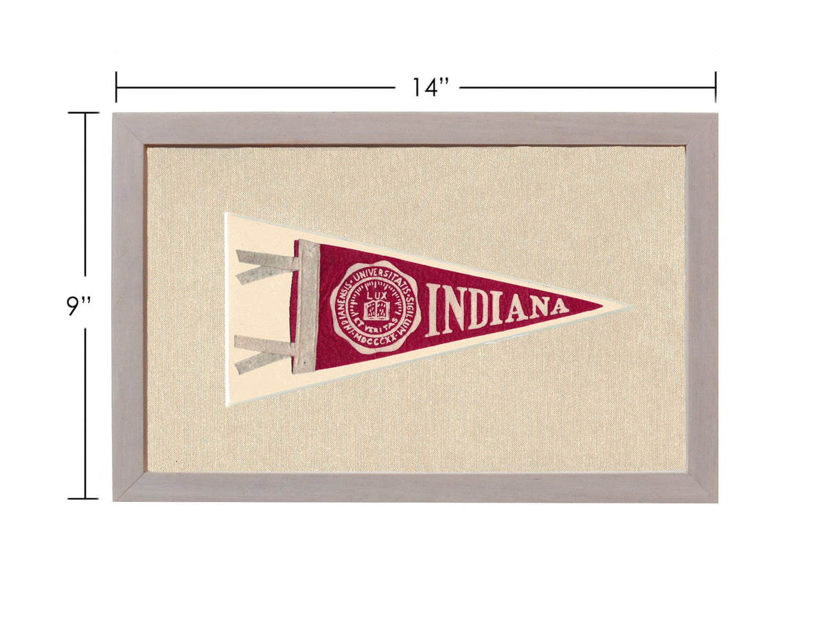Americana Memories Vintage Pennants and Memorabilia Vintage University of Indiana Pennant