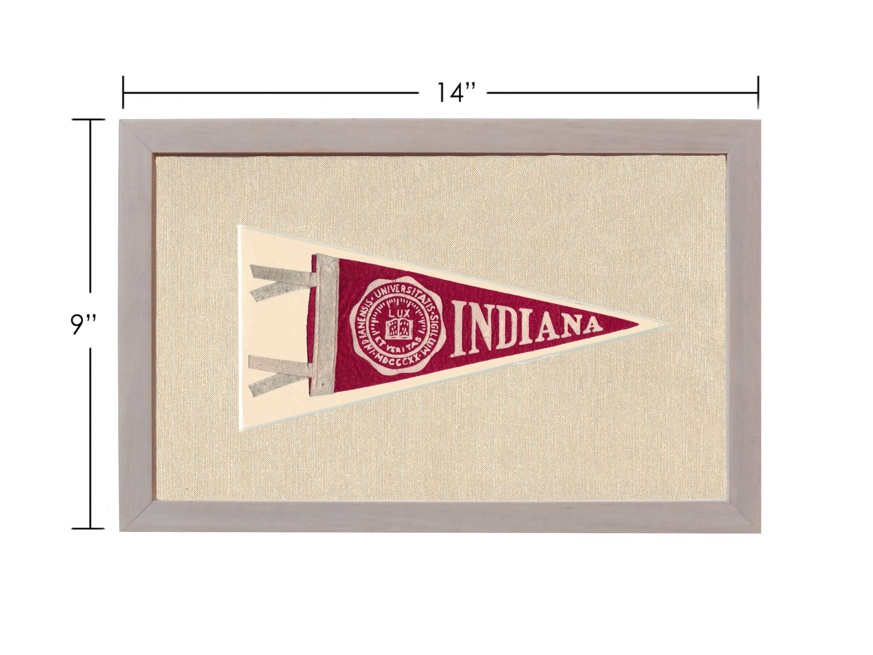 Americana Memories Vintage Pennants and Memorabilia Vintage University of Indiana Pennant