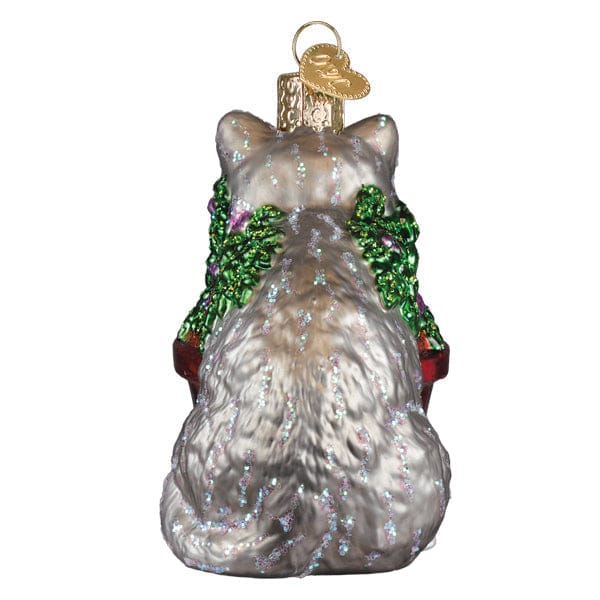 Old World Christmas 3.5 X 2.75 X 2 / 12715 Catnip Cat Ornament