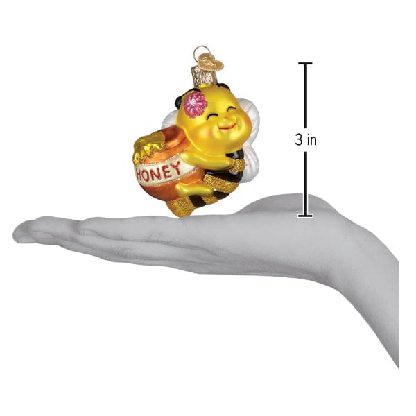 Old World Christmas 3 X 3 X 1.5 / 12719 Bee Sweet Ornament