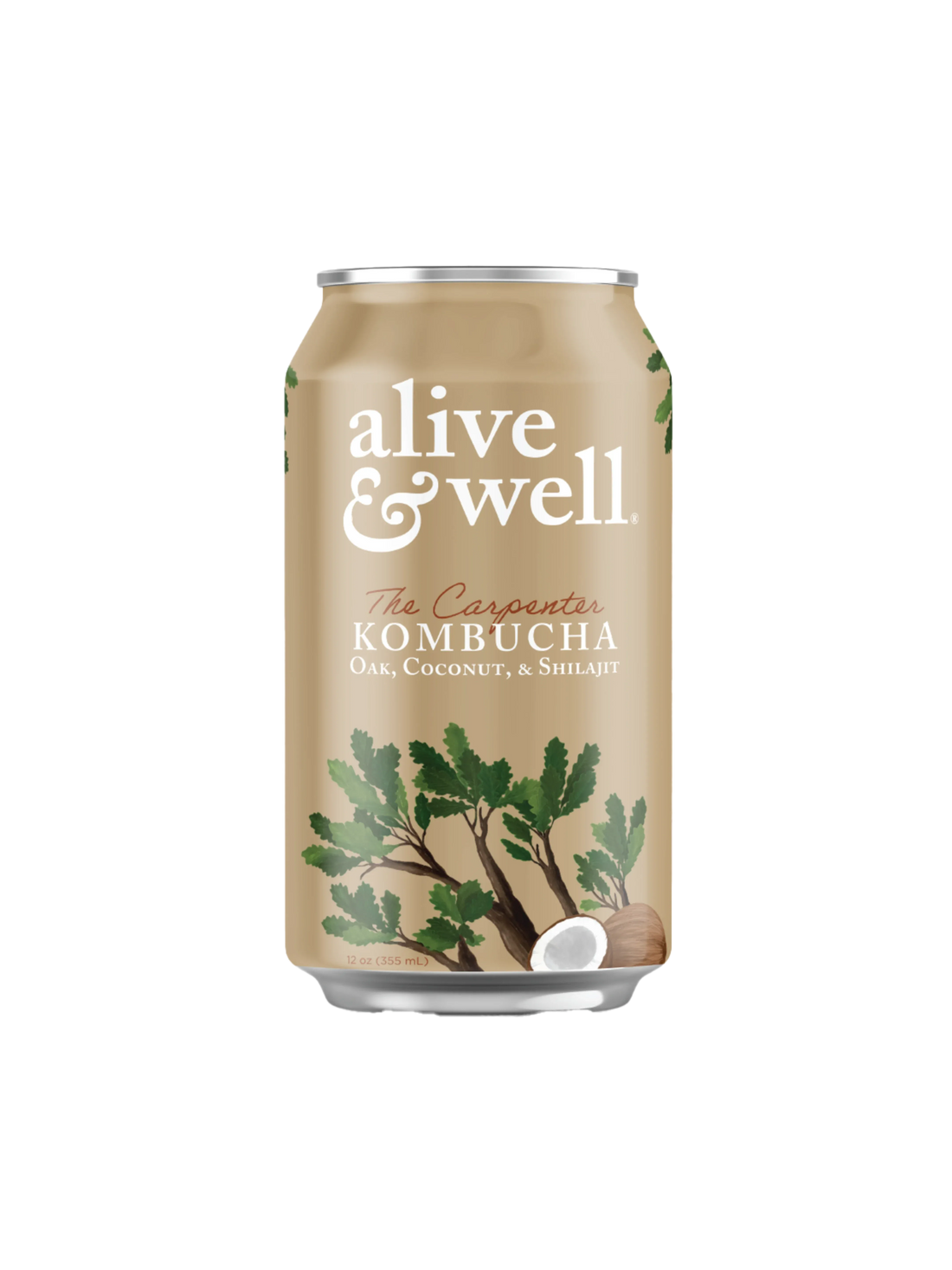 Alive &amp; Well Kombucha Kombucha Oak &amp; Coconut Kombucha Organic