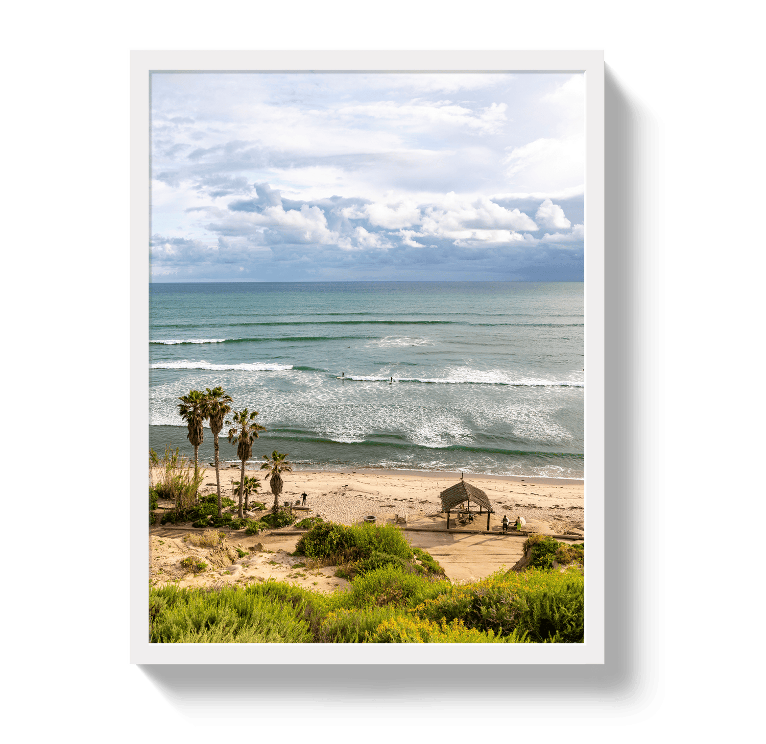 Johnny Vacay White / 11x14 / Full Bleed San Onofre