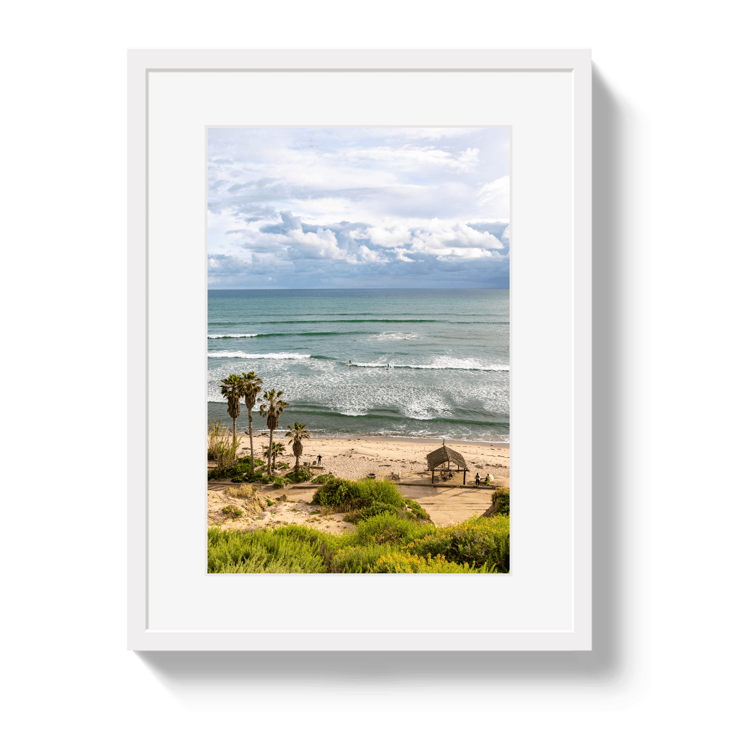 Johnny Vacay White / 11x14 / Matte San Onofre