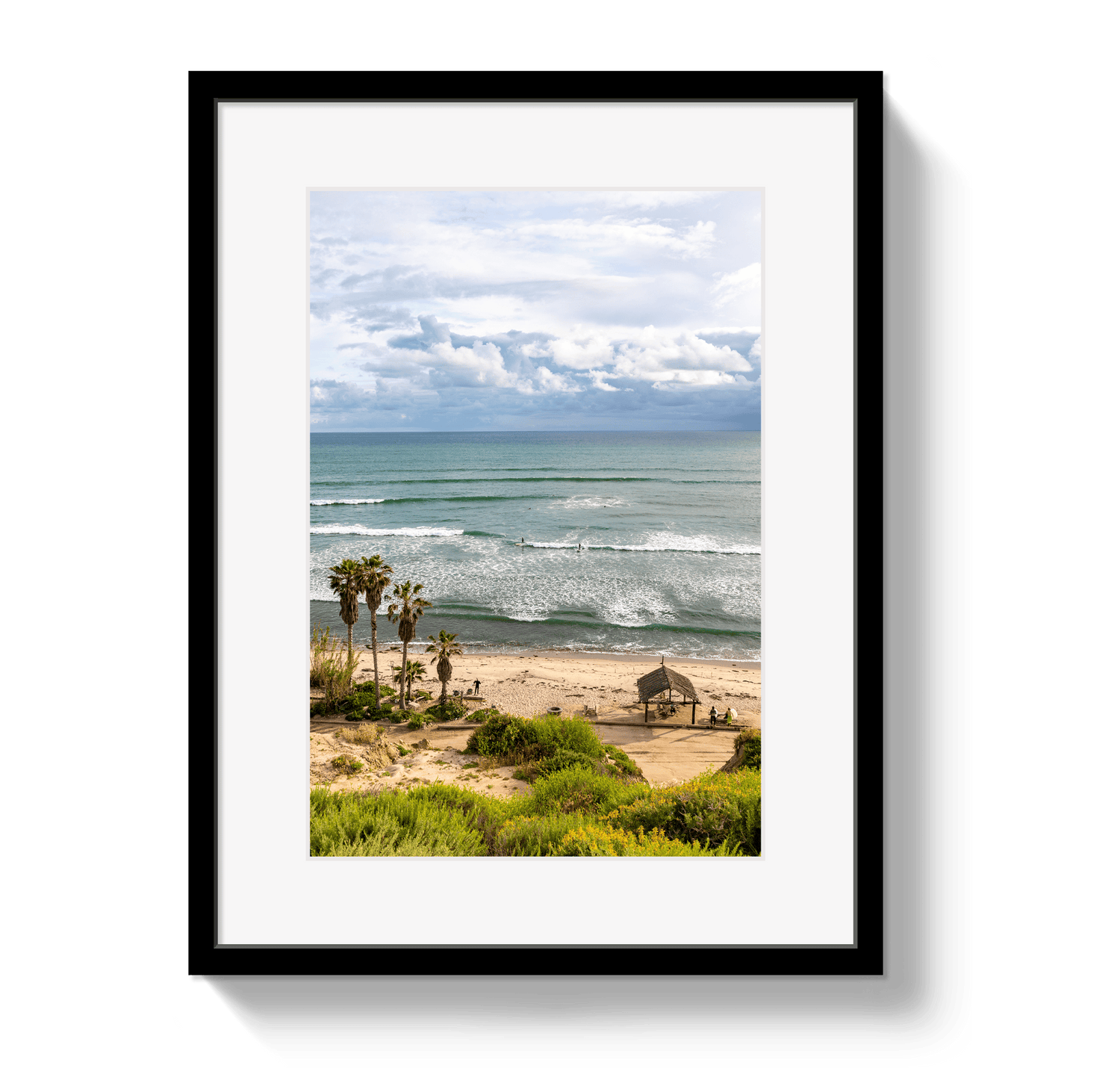 Johnny Vacay Black / 11x14 / Matte San Onofre