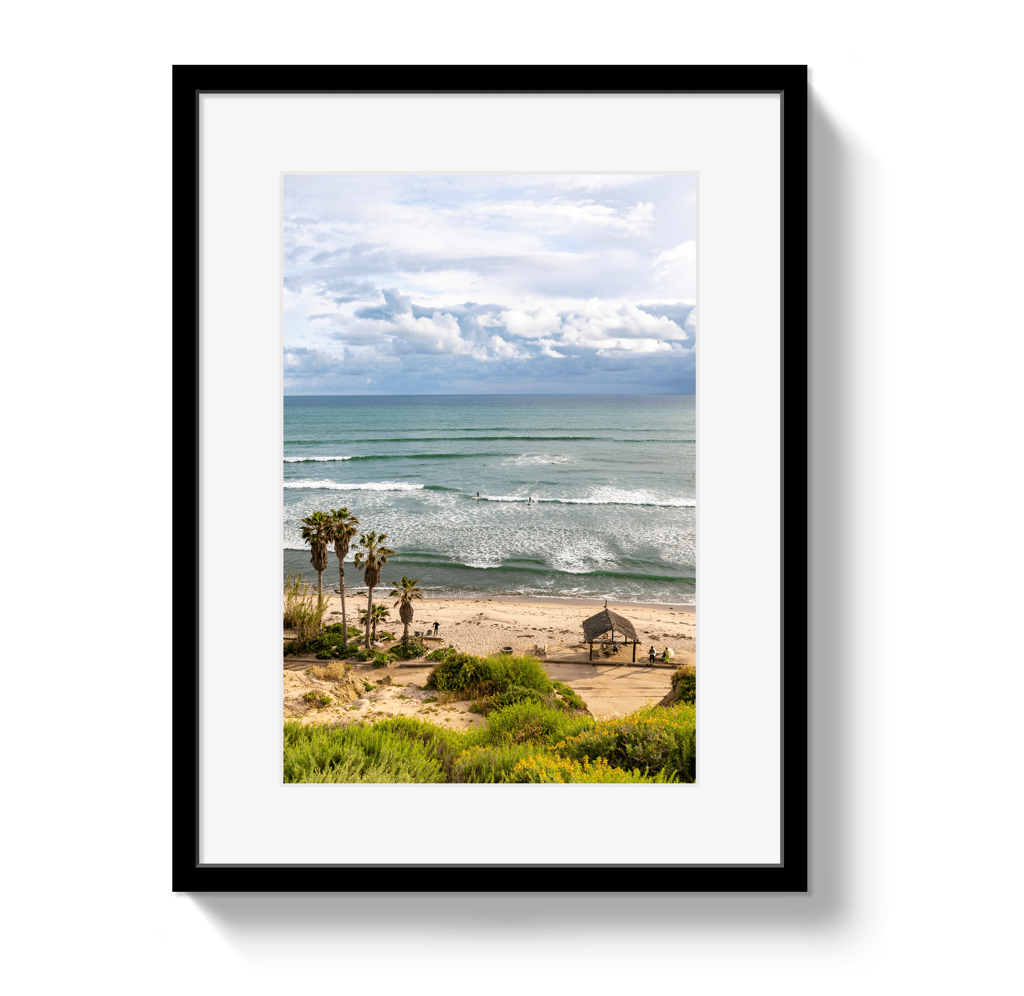 Johnny Vacay Black / 11x14 / Matte San Onofre