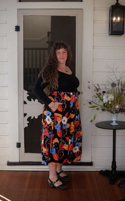 Field Day Skirt Trices Skirt in Abstract Floral