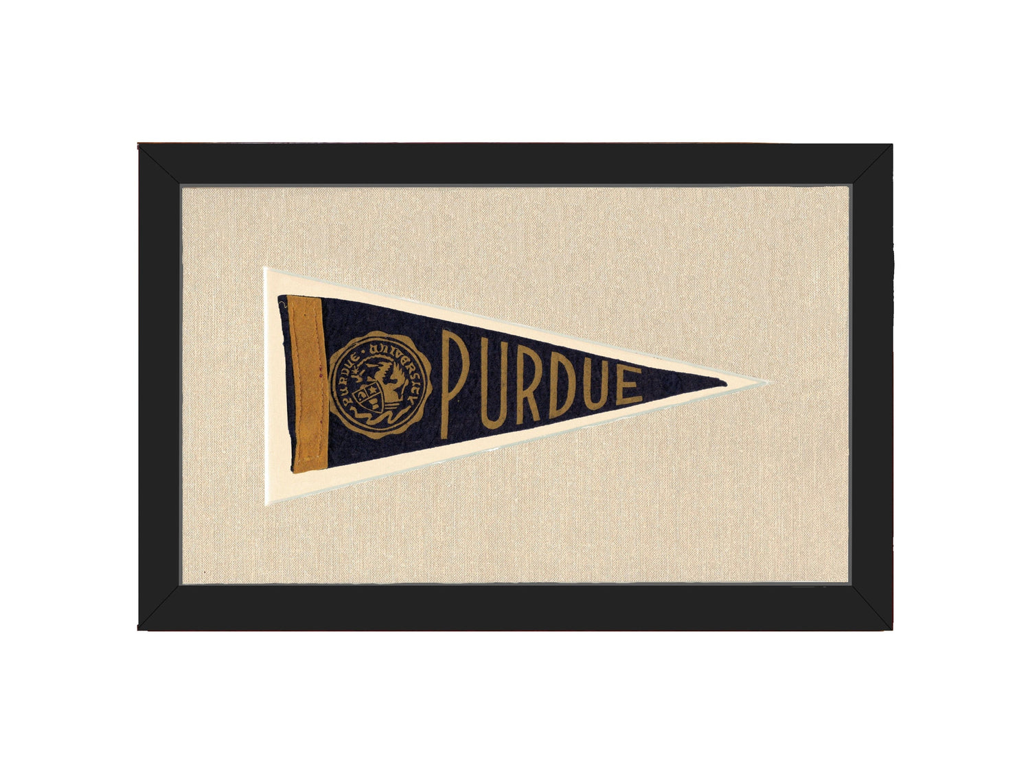 Americana Memories Vintage Pennants and Memorabilia Vintage Purdue Pennant